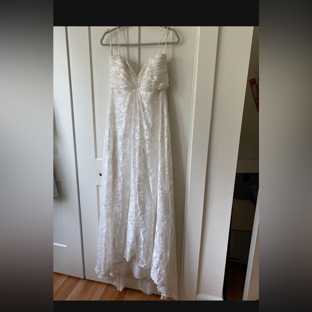 David's Bridal Ivory Wedding Dress